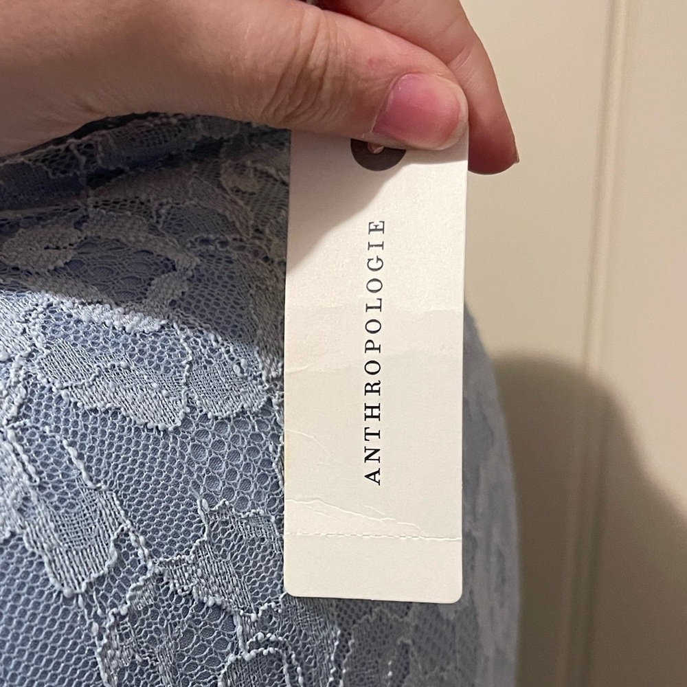 Anthropologie The Maya Ruched Cowl-Neck Dress: Lace Edition - Picture 5 of 10